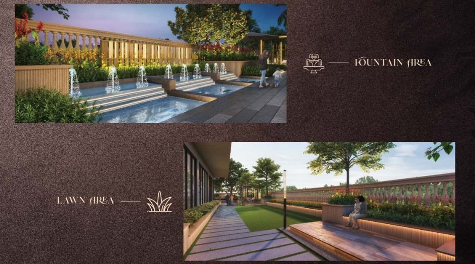 Squarefeet-Debonair-Classic-Amenities-Fountain-Area-And-Lawn-Area